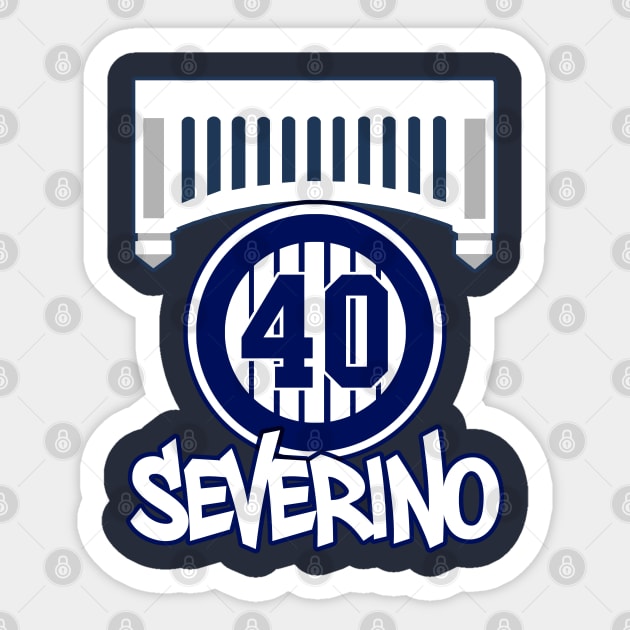 Yankees Severino 40 Sticker by Gamers Gear